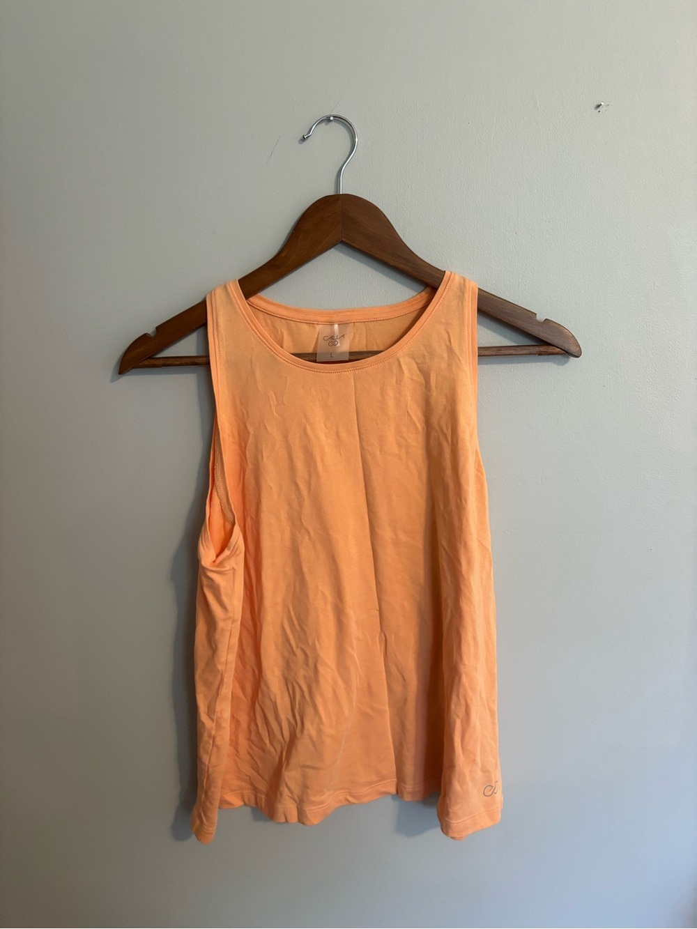 CALIA by Carrie Underwood Peach Sleeveless Scoop Tank